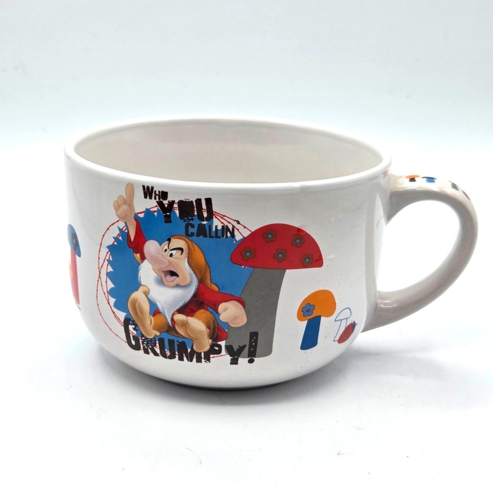 Walt Disney Snow White Disney World Who You Calling Grumpy Soup Coffee Mug